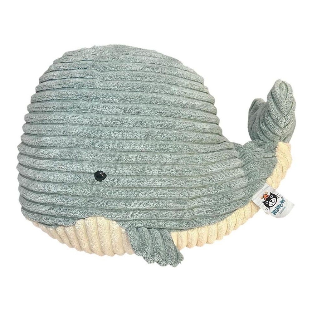 Jellycat London Cordy Roy Whale Plush 12” X 9” (approximately)